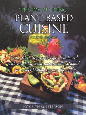 cover image of "The Joy of Living" Plant-Based Cuisine